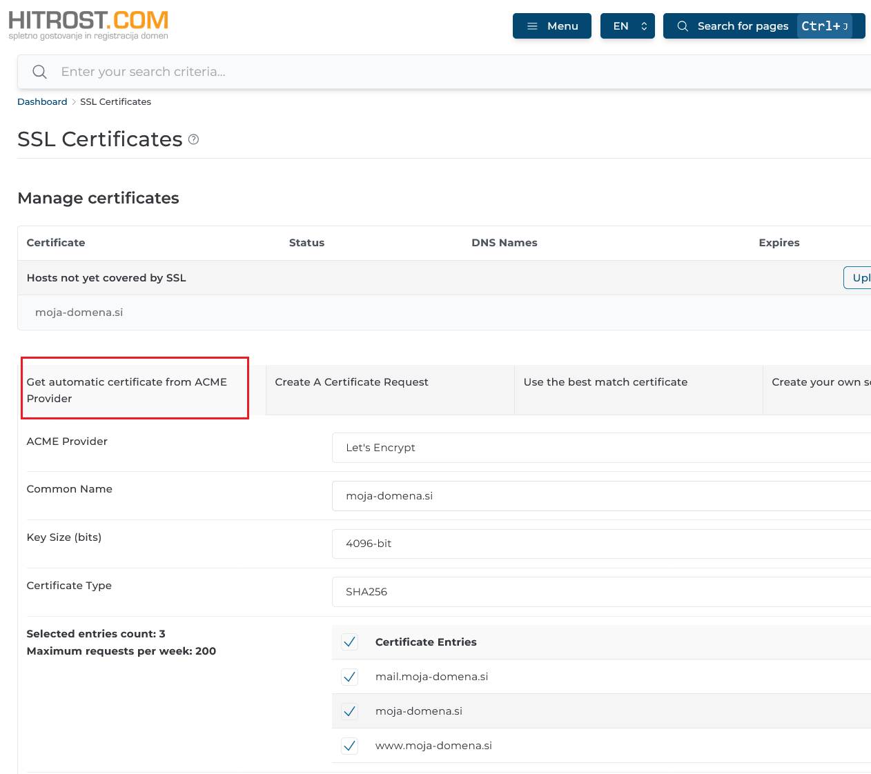 ssl certifikat ssl certifikat