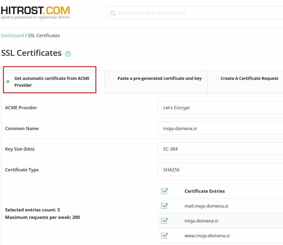 ssl certifikat ssl certifikat