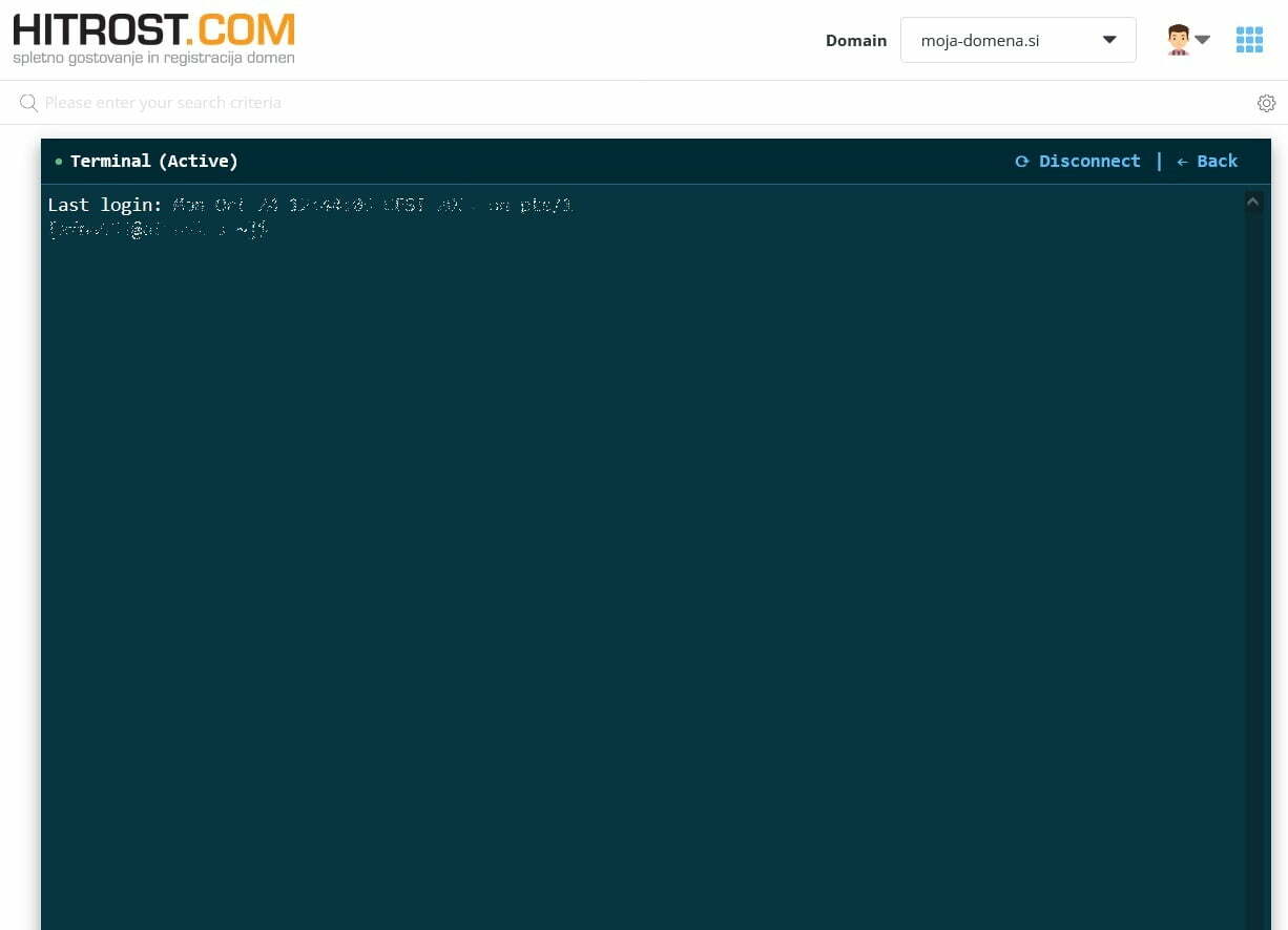ssh terminal ssh terminal